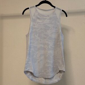 Lululemon Athletica Light Gray Camouflage Tank Top